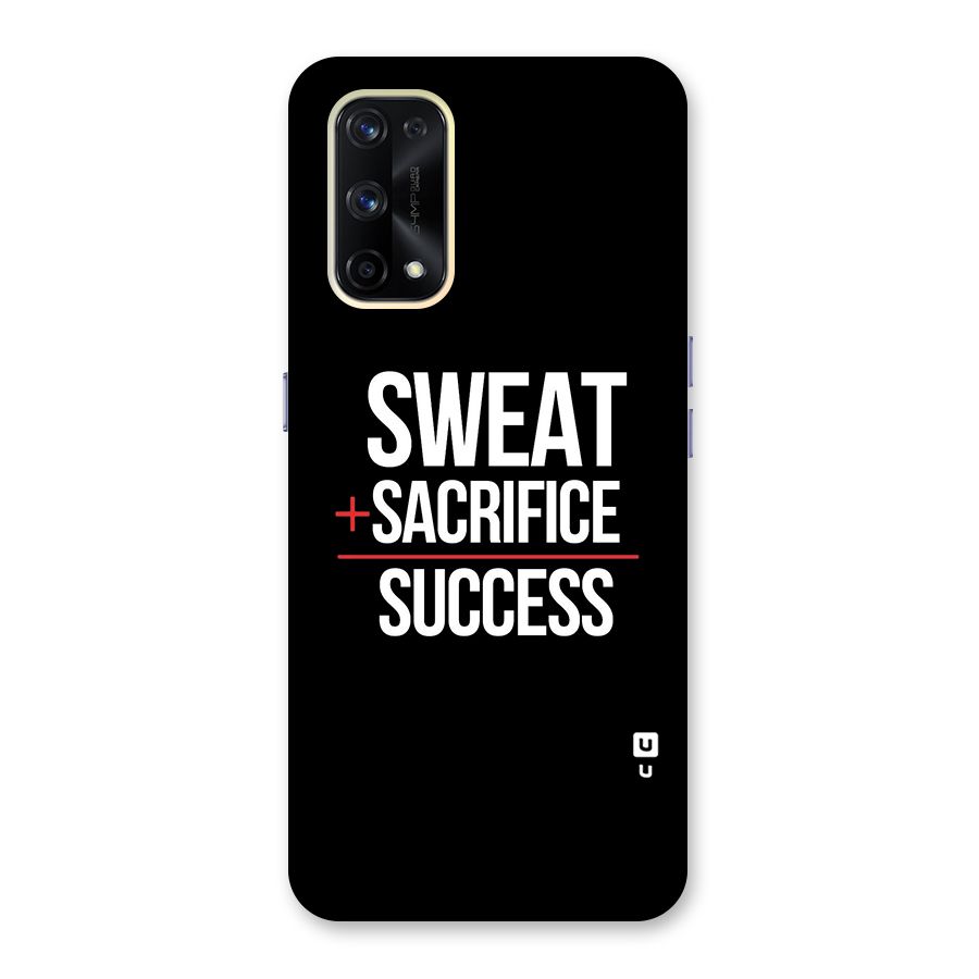 Sweat Sacrifice Success Glass Back Case for Realme X7 Pro