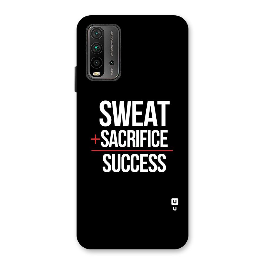 Sweat Sacrifice Success Back Case for Redmi 9 Power