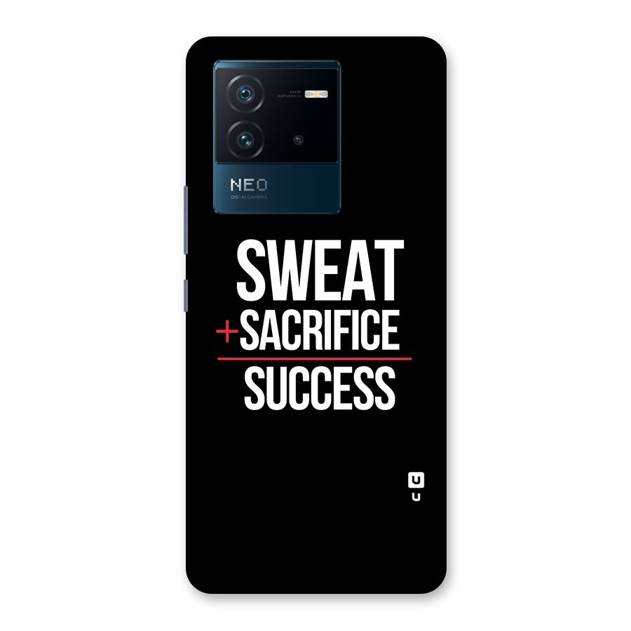 Sweat Sacrifice Success Back Case for Vivo iQOO Neo 6 5G