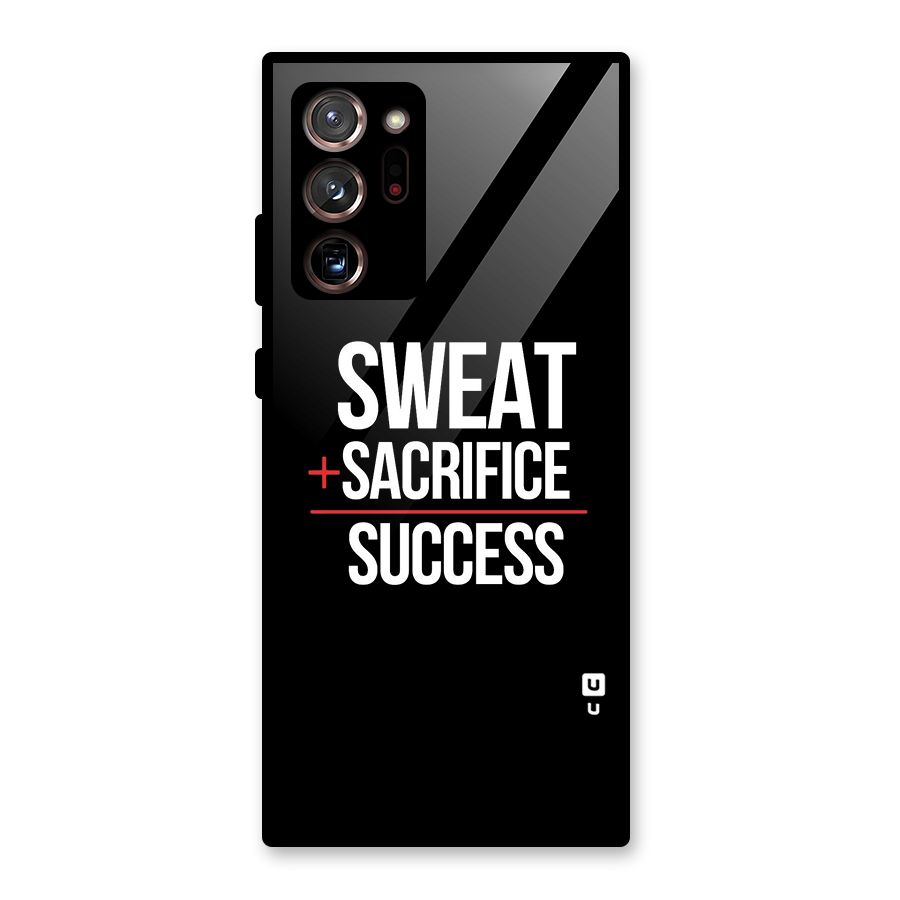 Sweat Sacrifice Success Glass Back Case for Galaxy Note 20 Ultra