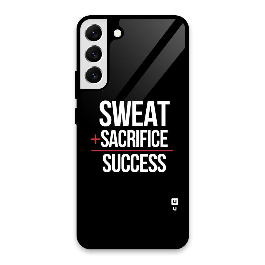 Sweat Sacrifice Success Glass Back Case for Galaxy S22 Plus 5G