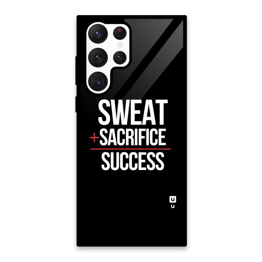 Sweat Sacrifice Success Glass Back Case for Galaxy S22 Ultra 5G