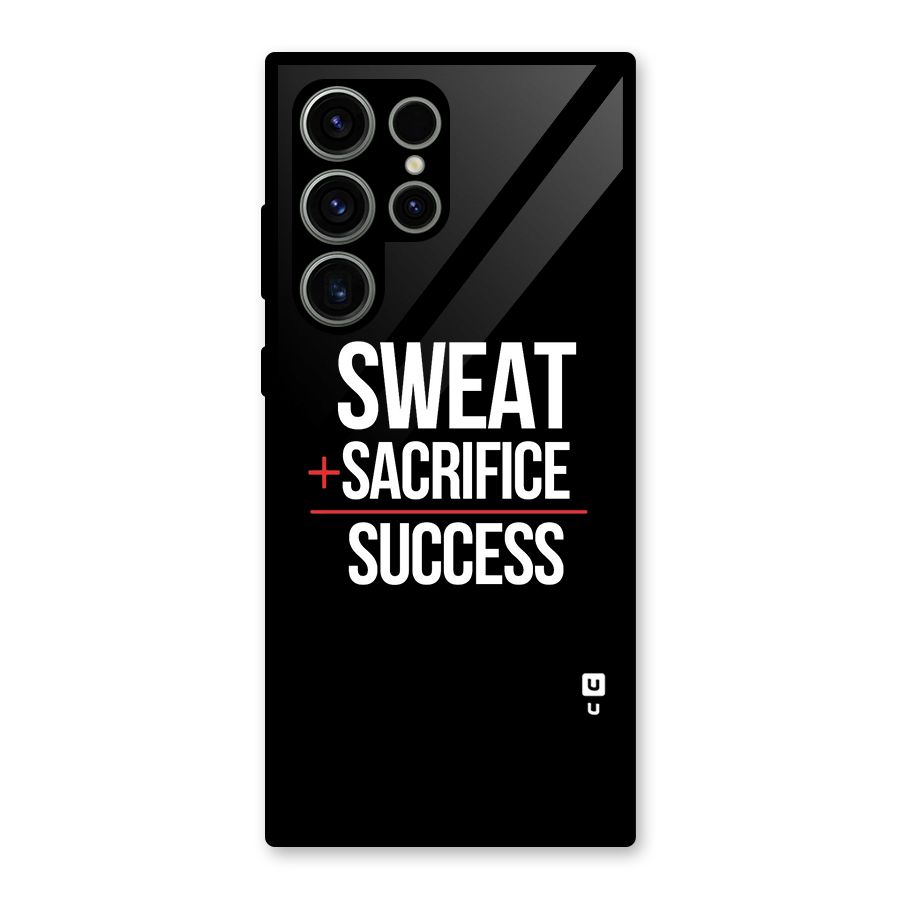 Sweat Sacrifice Success Glass Back Case for Galaxy S23 Ultra