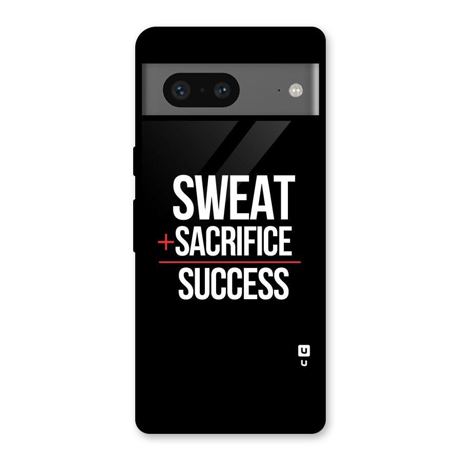 Sweat Sacrifice Success Glass Back Case for Google Pixel 7