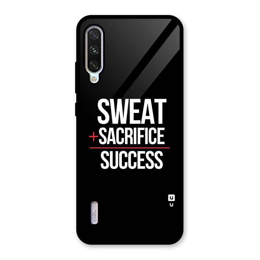 Sweat Sacrifice Success Glass Back Case for Mi A3