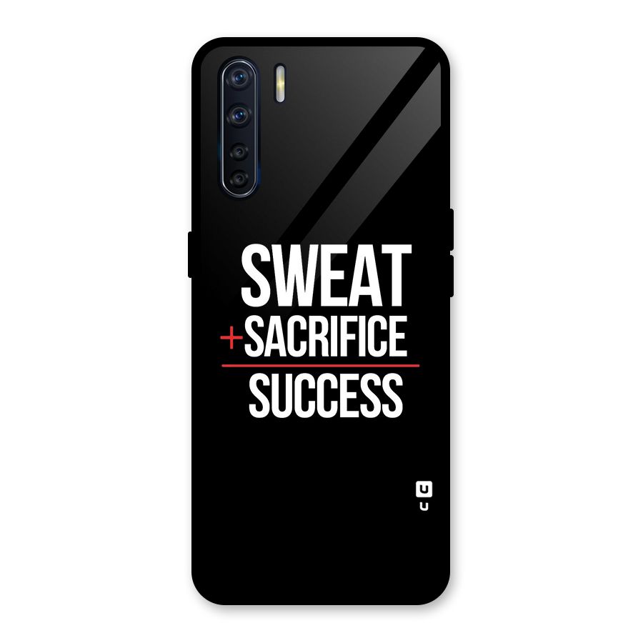 Sweat Sacrifice Success Glass Back Case for Oppo F15