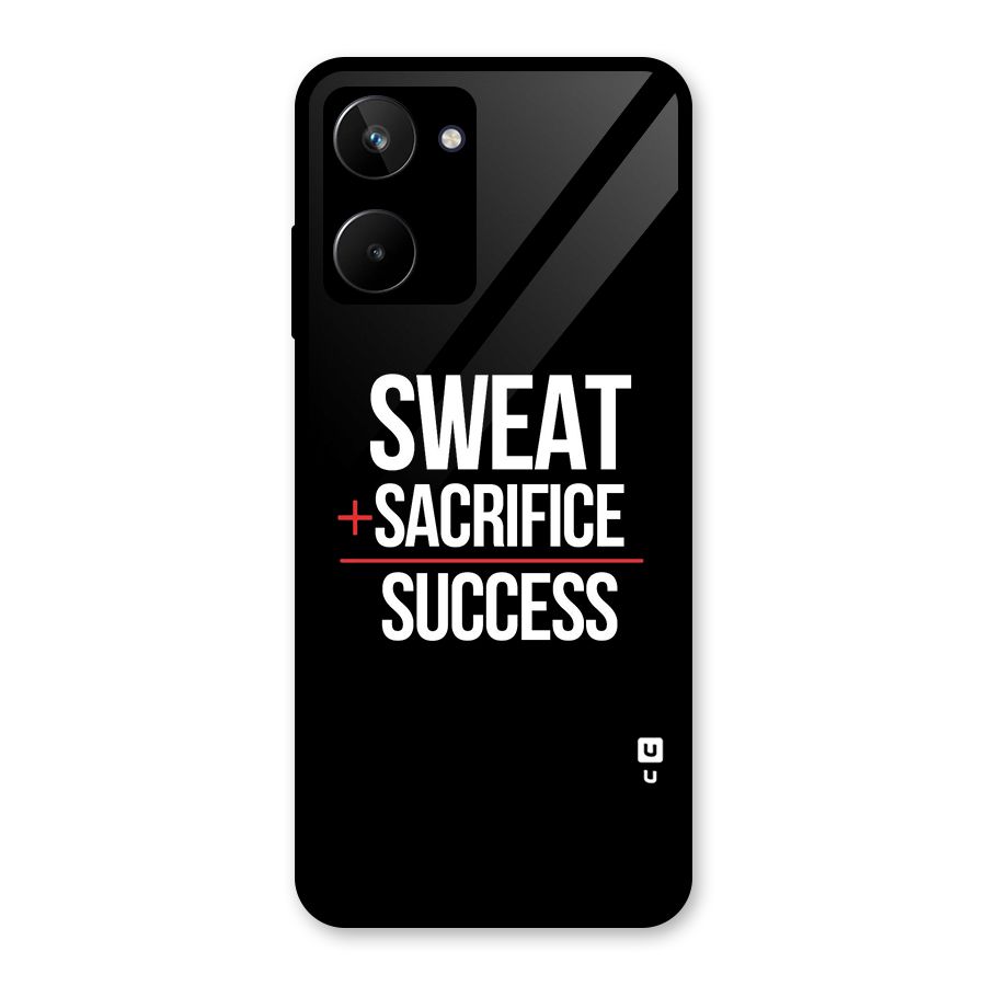 Sweat Sacrifice Success Glass Back Case for Realme 10