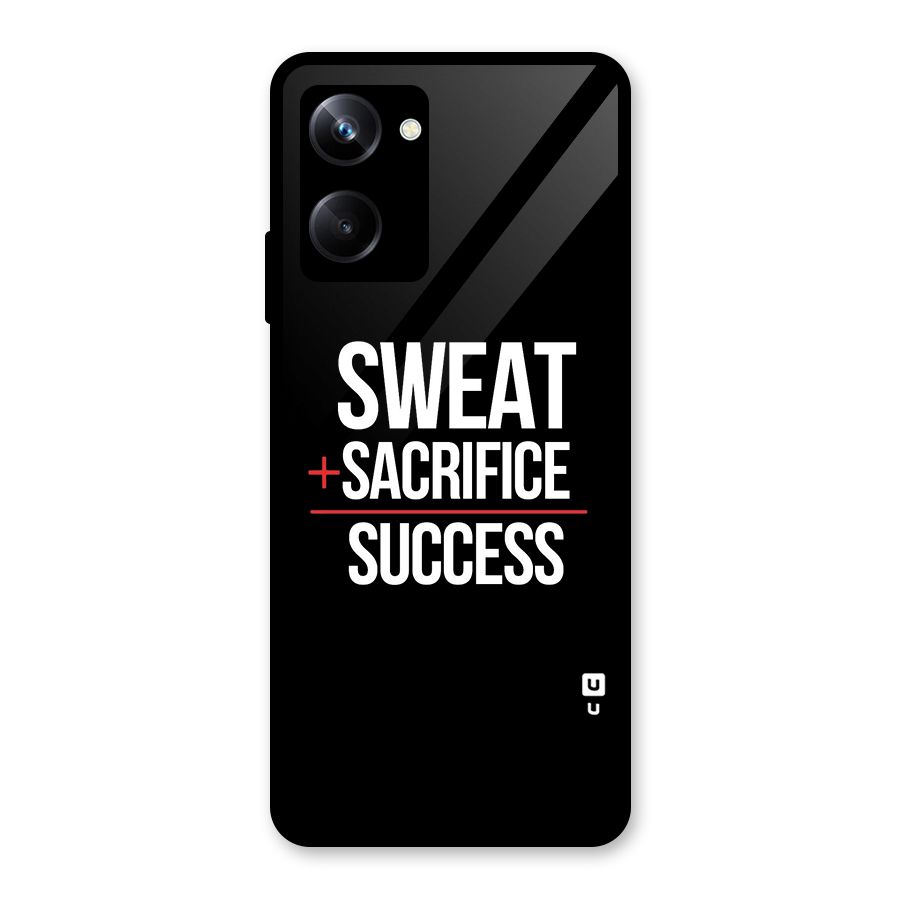 Sweat Sacrifice Success Glass Back Case for Realme 10 Pro