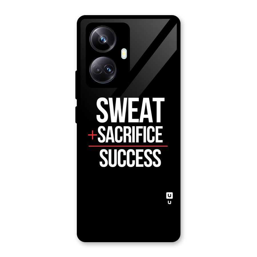 Sweat Sacrifice Success Glass Back Case for Realme 10 Pro Plus