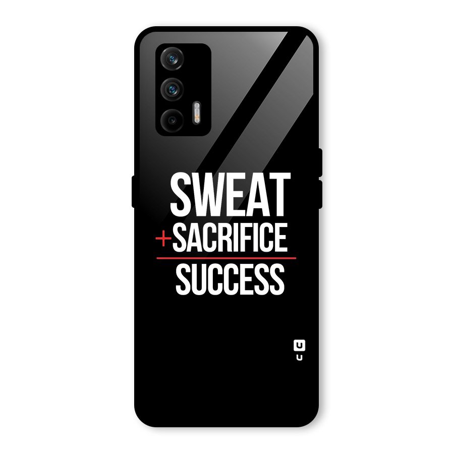 Sweat Sacrifice Success Glass Back Case for Realme X7 Max