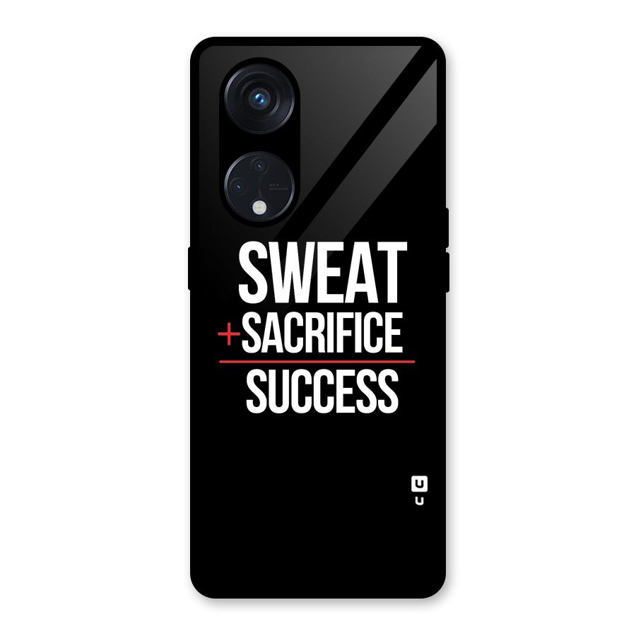 Sweat Sacrifice Success Glass Back Case for Reno8 T 5G