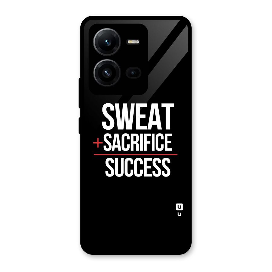 Sweat Sacrifice Success Glass Back Case for Vivo V25