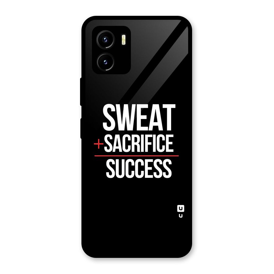 Sweat Sacrifice Success Glass Back Case for Vivo Y15s