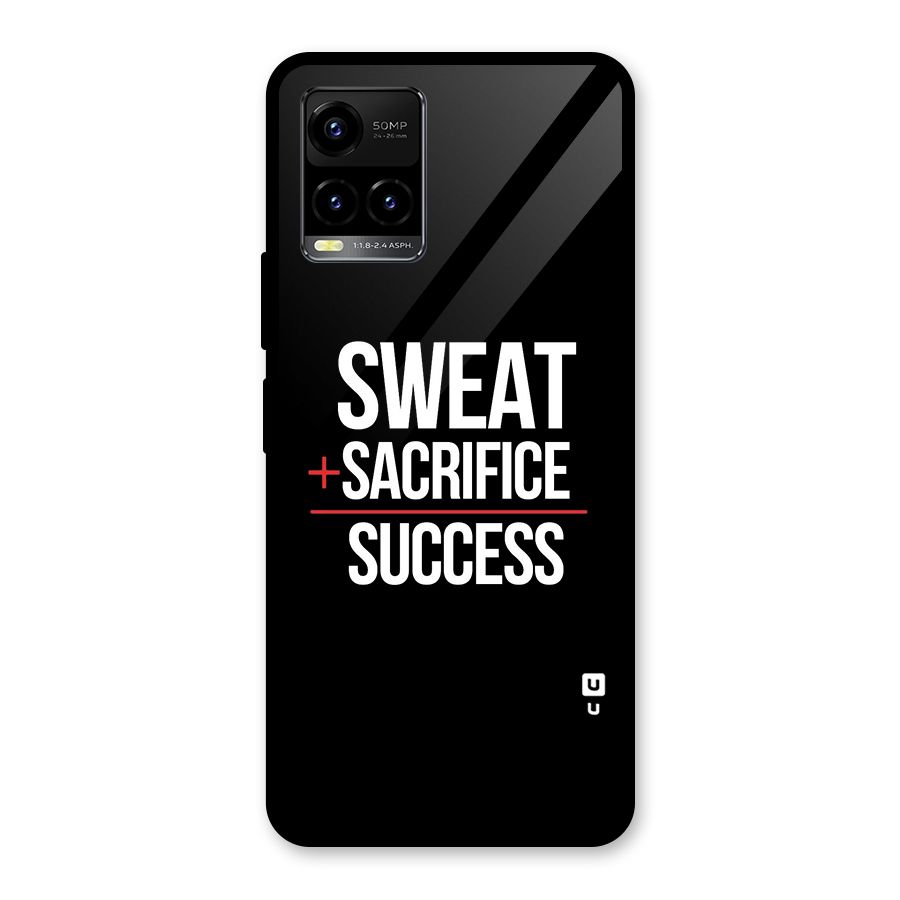 Sweat Sacrifice Success Glass Back Case for Vivo Y21T