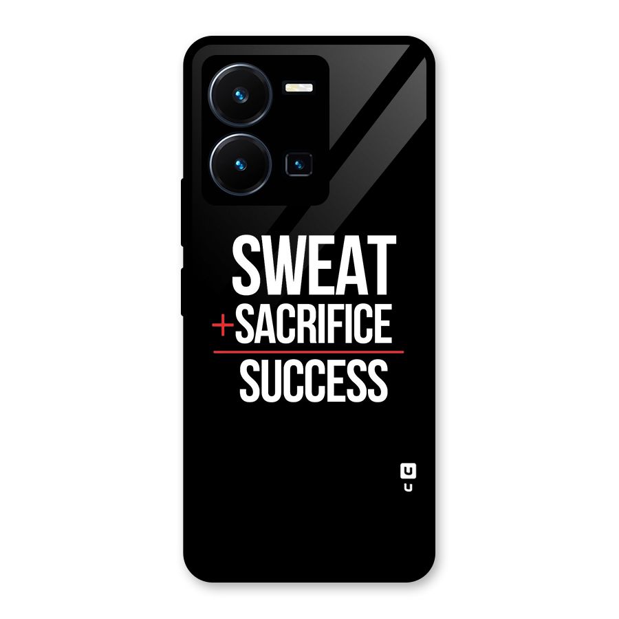 Sweat Sacrifice Success Glass Back Case for Vivo Y35