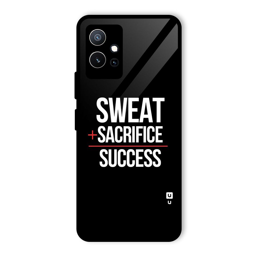 Sweat Sacrifice Success Glass Back Case for Vivo Y75 5G