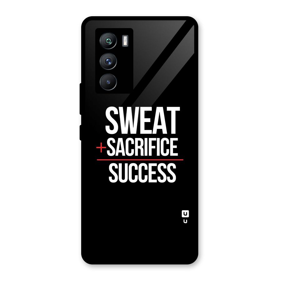 Sweat Sacrifice Success Glass Back Case for Vivo iQOO 9 SE