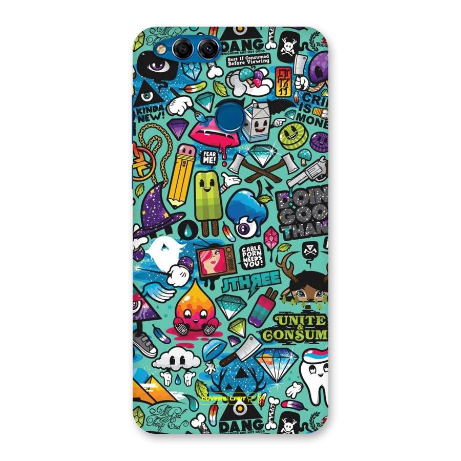 Sweet Candies Back Case for Honor 7X