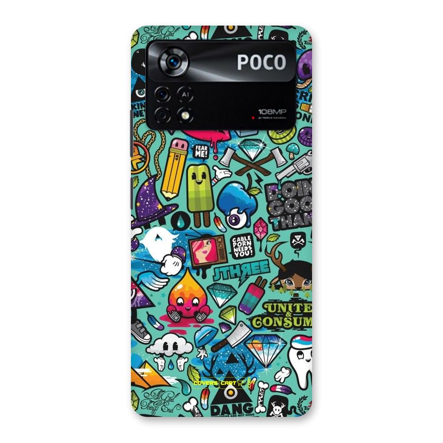 Sweet Candies Back Case for Poco X4 Pro 5G
