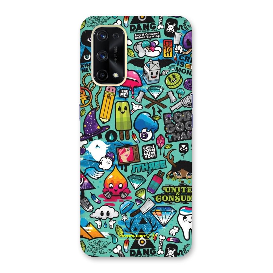 Sweet Candies Glass Back Case for Realme X7 Pro