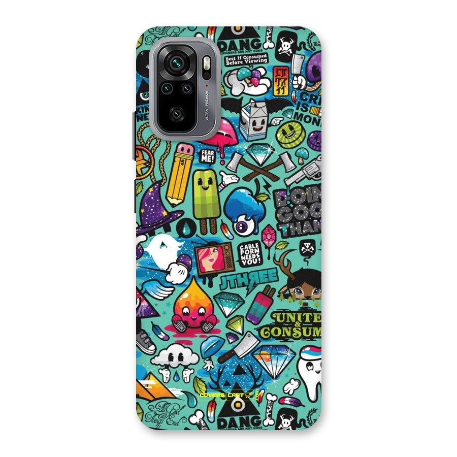Sweet Candies Back Case for Redmi Note 10