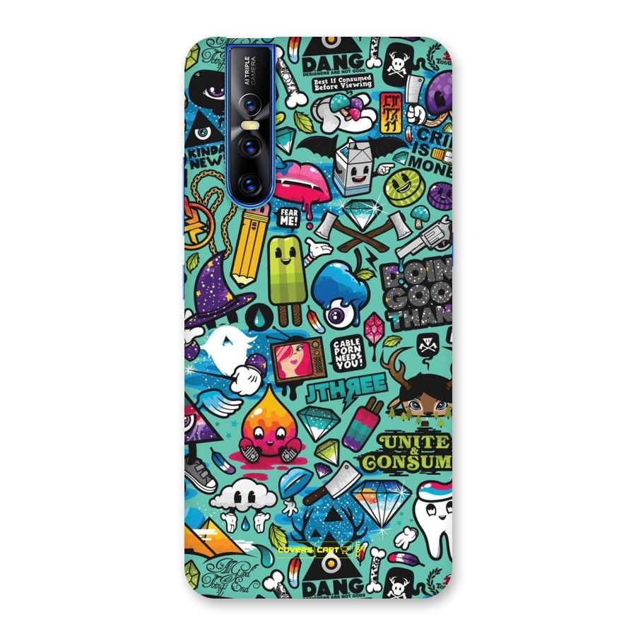Sweet Candies Back Case for Vivo V15 Pro