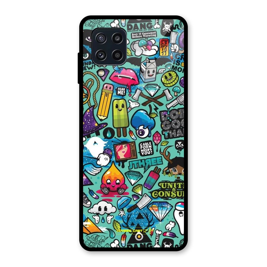 Sweet Candies Glass Back Case for Galaxy M32