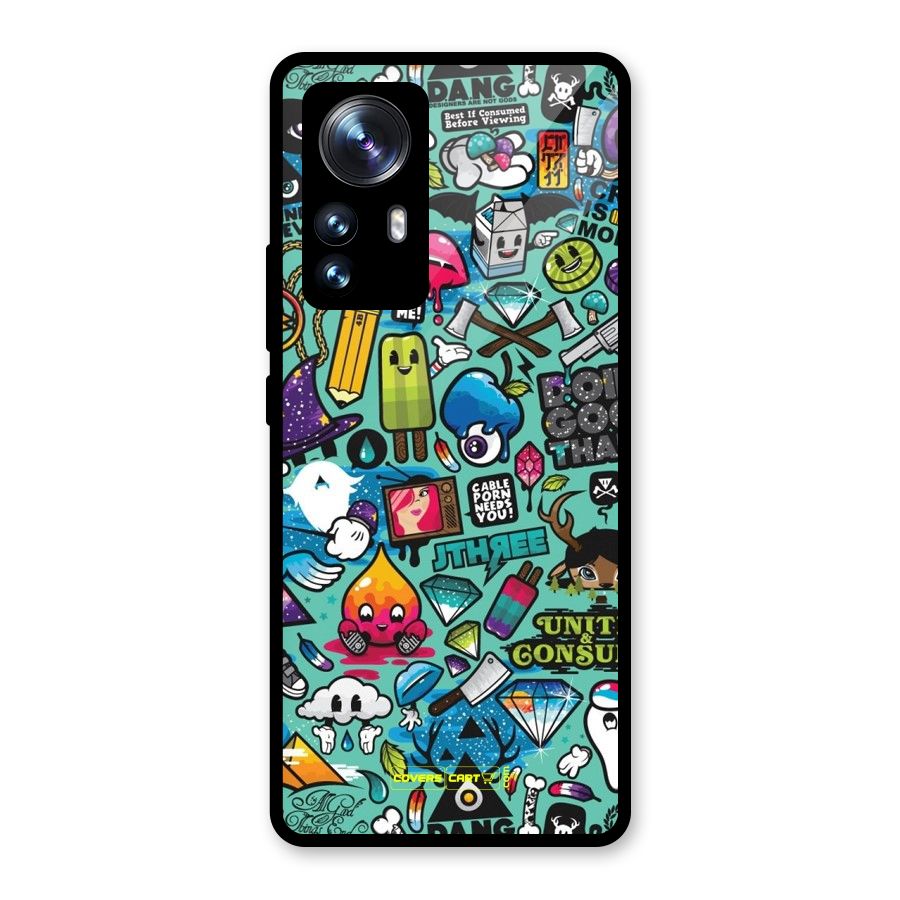 Sweet Candies Glass Back Case for Xiaomi 12 Pro