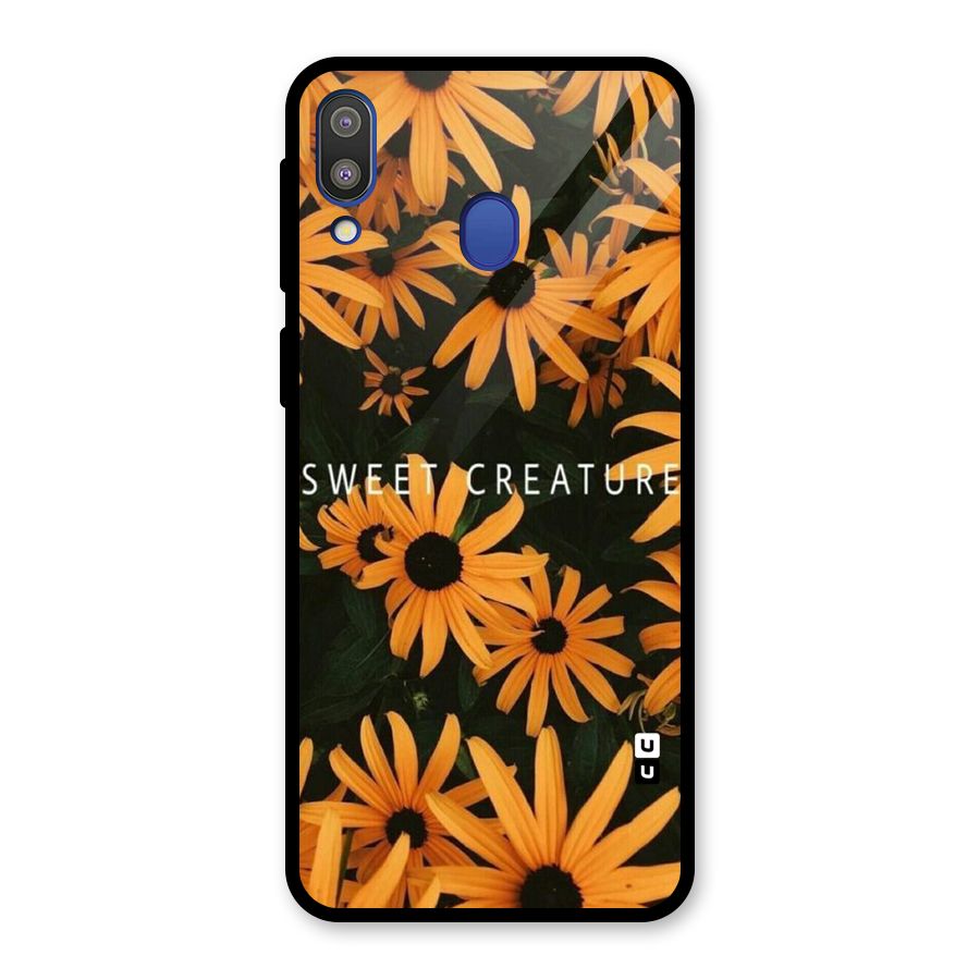 Sweet Creature Glass Back Case for Galaxy M20