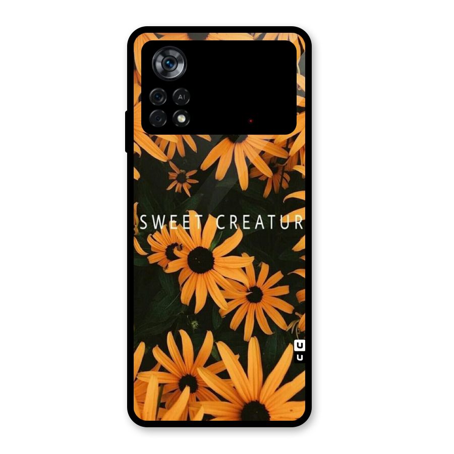 Sweet Creature Glass Back Case for Poco X4 Pro 5G