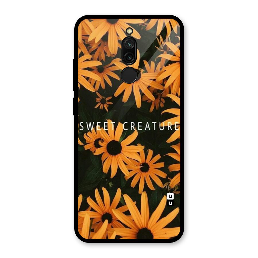 Sweet Creature Glass Back Case for Redmi 8