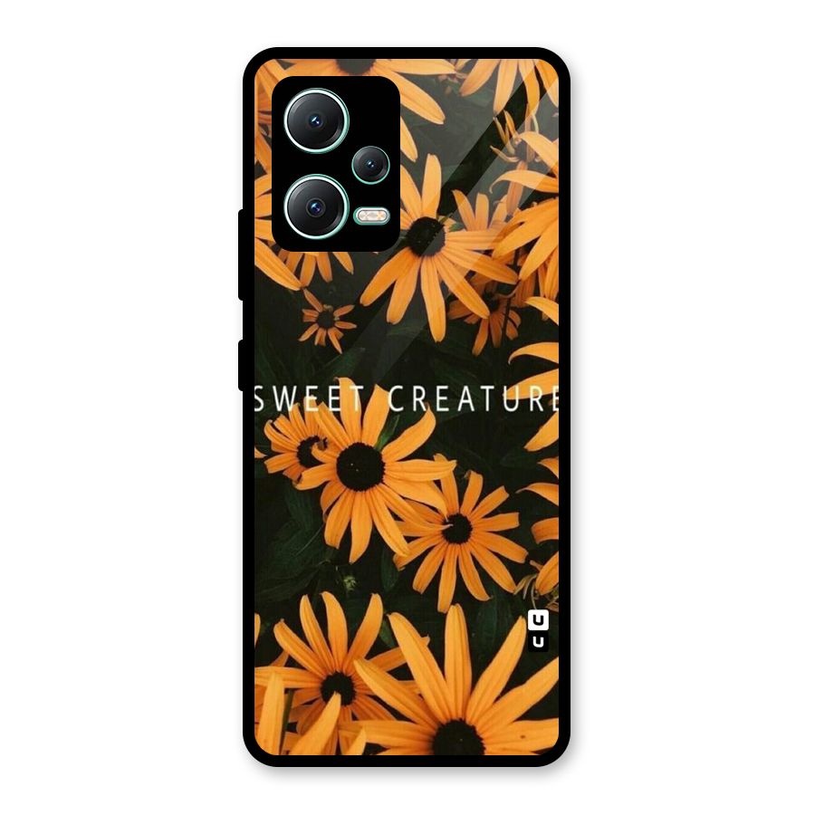 Sweet Creature Glass Back Case for Redmi Note 12 5G