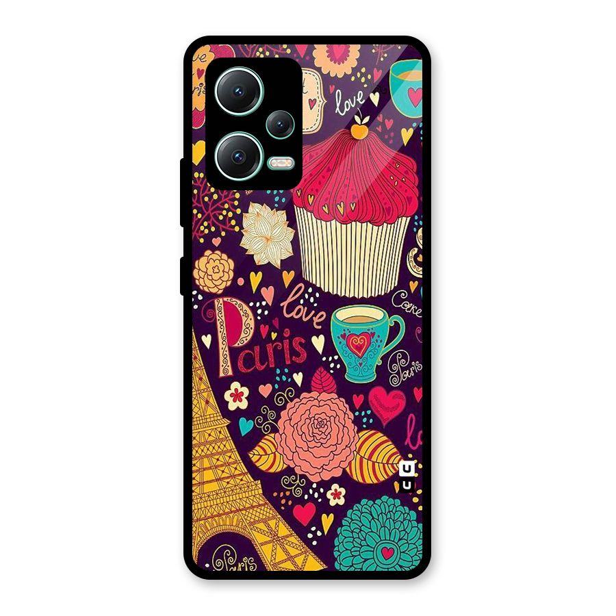Sweet Love Glass Back Case for Redmi Note 12 5G