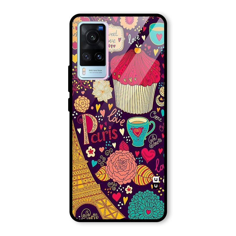 Sweet Love Glass Back Case for Vivo X60