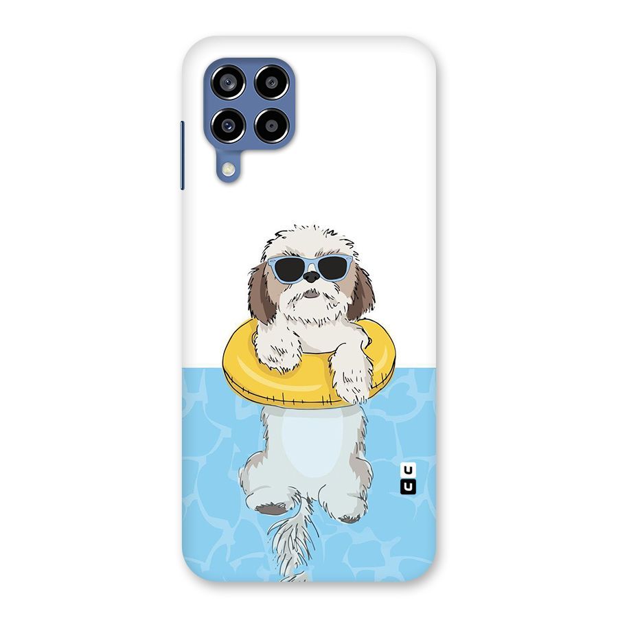 Swimming Doggo Back Case for Galaxy M53 5G