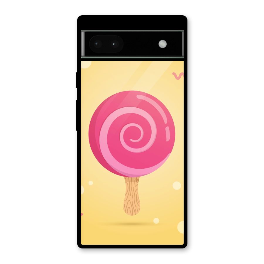 Swirl Ice Cream Glass Back Case for Google Pixel 6a