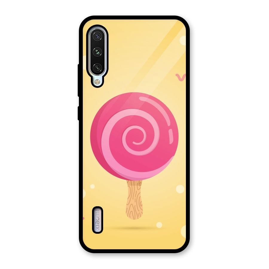 Swirl Ice Cream Glass Back Case for Mi A3