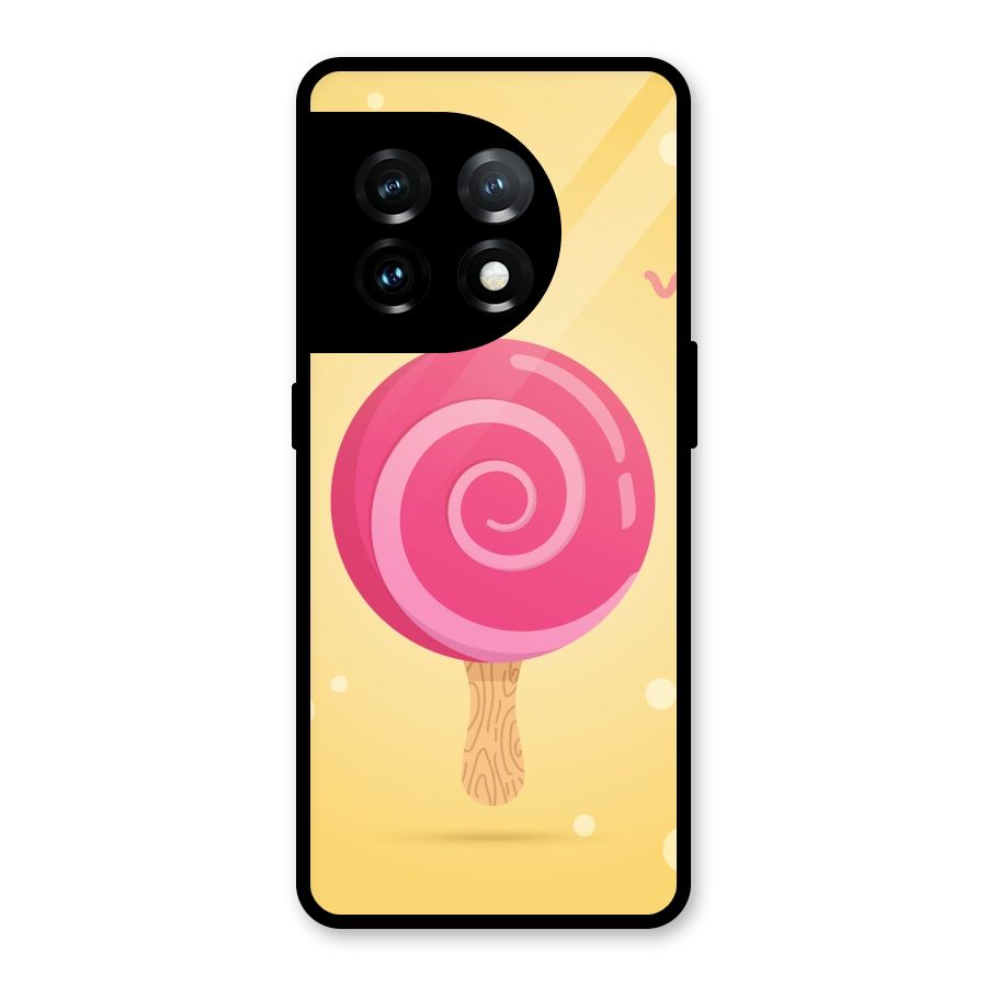 Swirl Ice Cream Glass Back Case for OnePlus 11