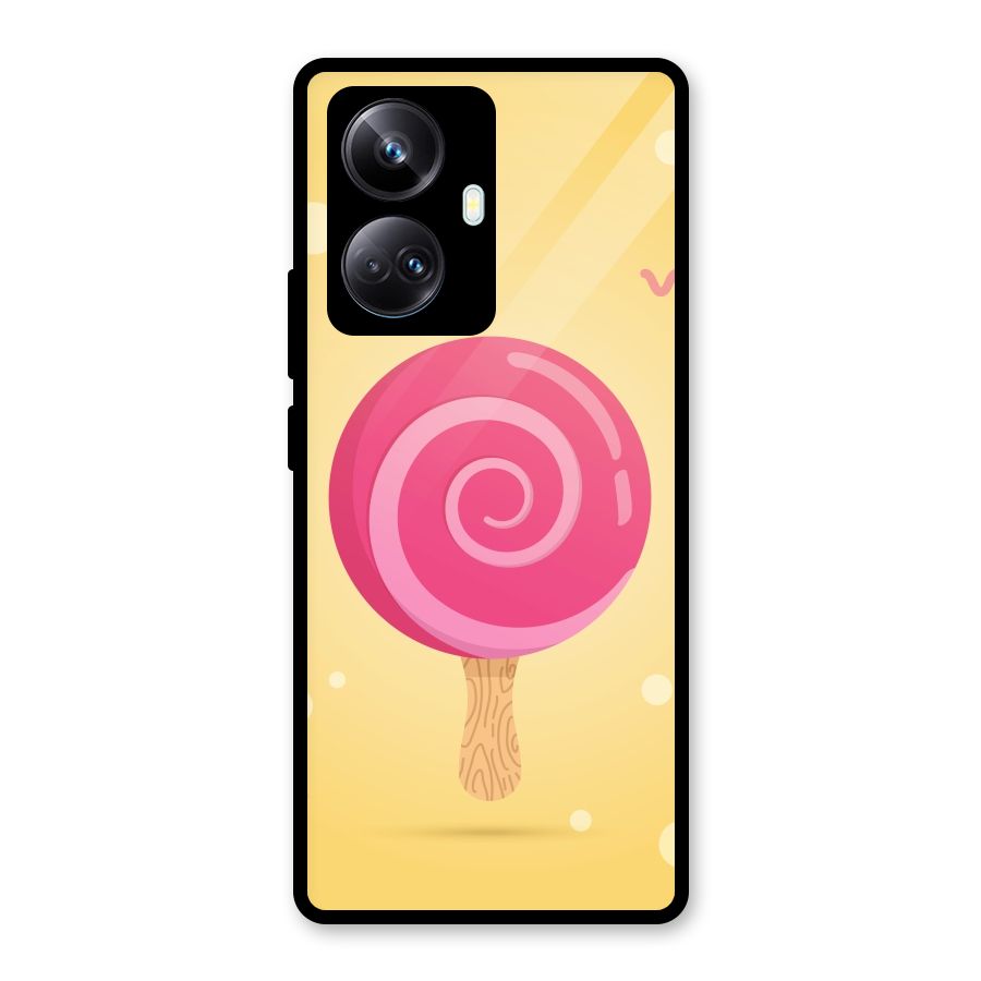 Swirl Ice Cream Glass Back Case for Realme 10 Pro Plus
