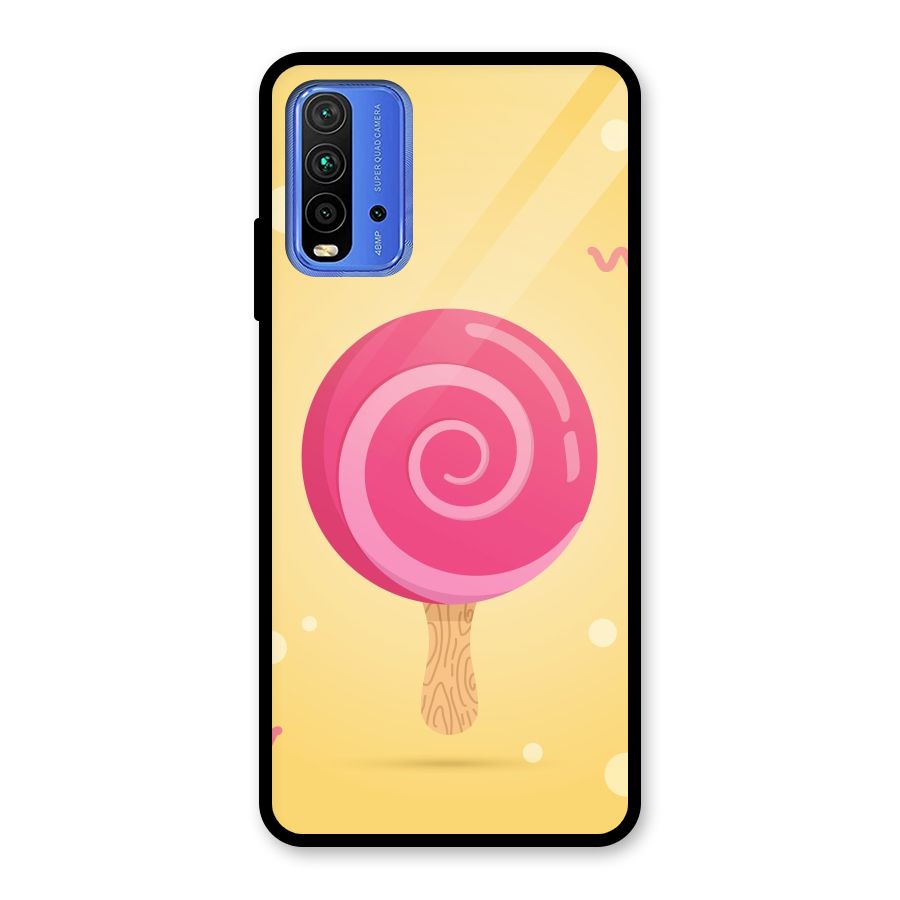 Swirl Ice Cream Glass Back Case for Redmi 9 Power