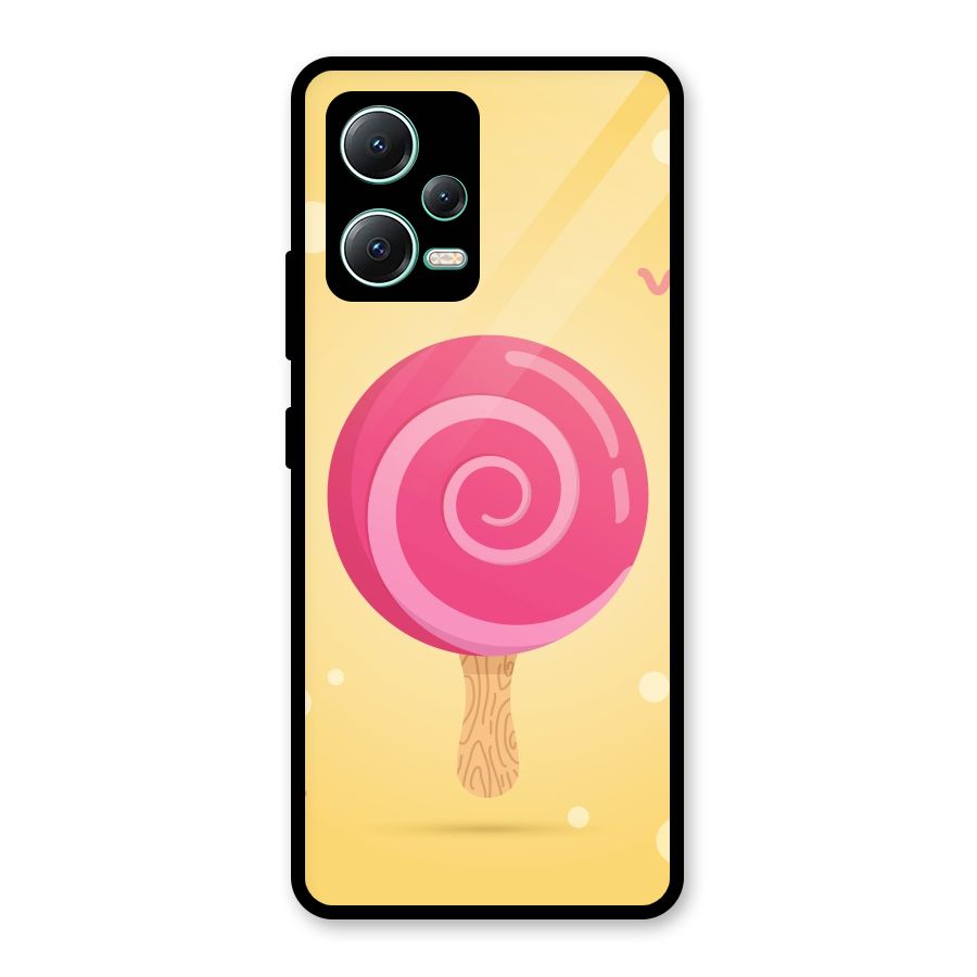 Swirl Ice Cream Glass Back Case for Redmi Note 12 5G