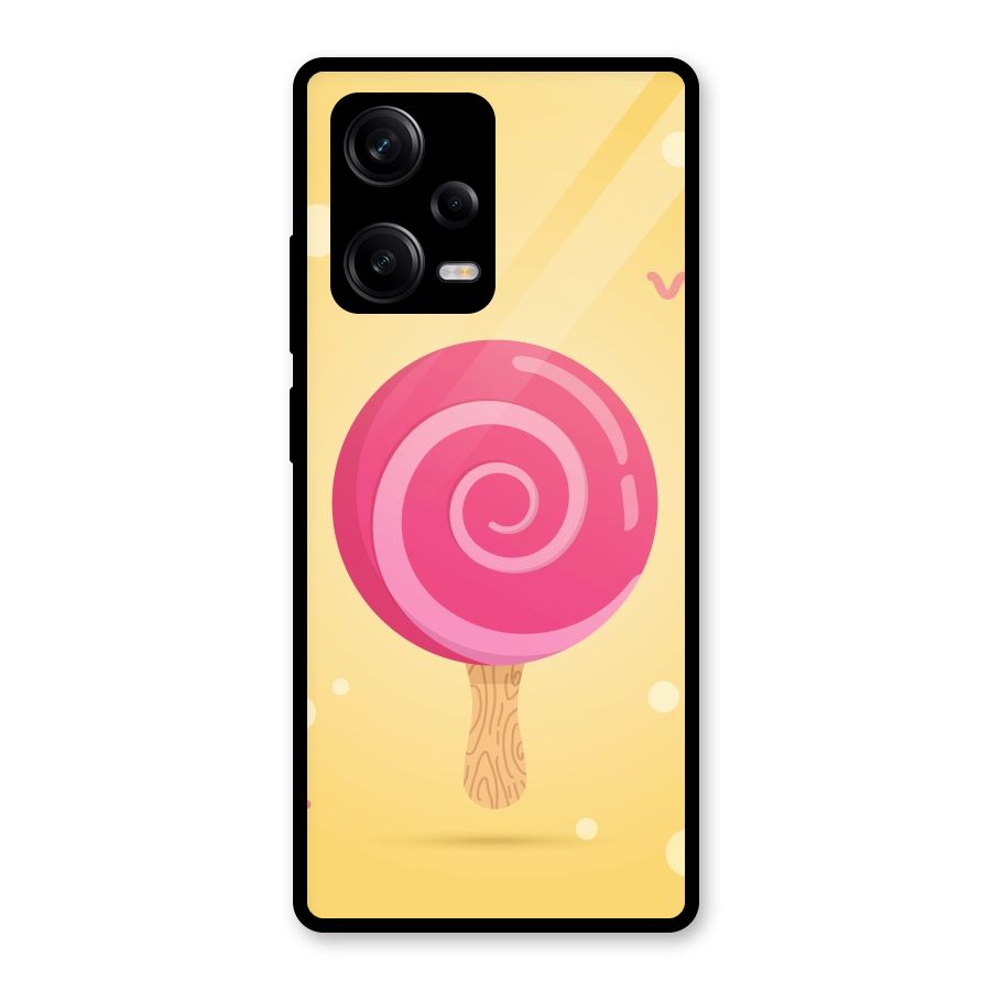 Swirl Ice Cream Glass Back Case for Redmi Note 12 Pro