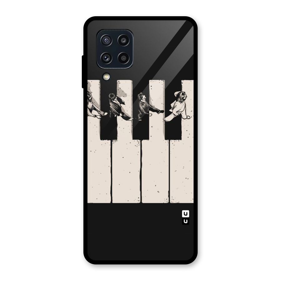 Talk A Walk Glass Back Case for Galaxy M32