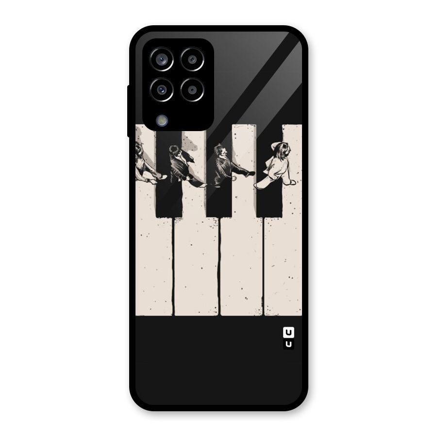 Talk A Walk Glass Back Case for Galaxy M33