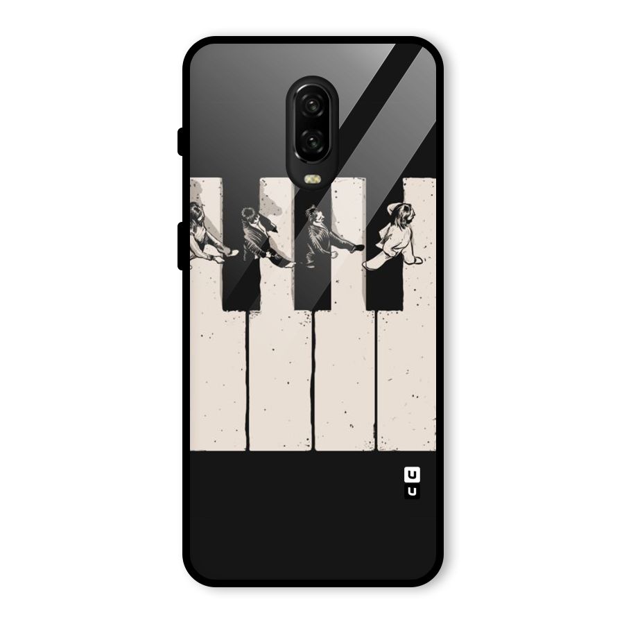 Talk A Walk Glass Back Case for OnePlus 6T