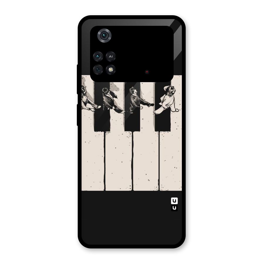 Talk A Walk Glass Back Case for Poco M4 Pro 4G