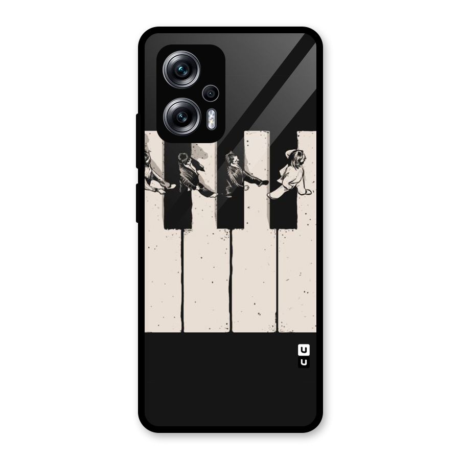 Talk A Walk Glass Back Case for Redmi K50i