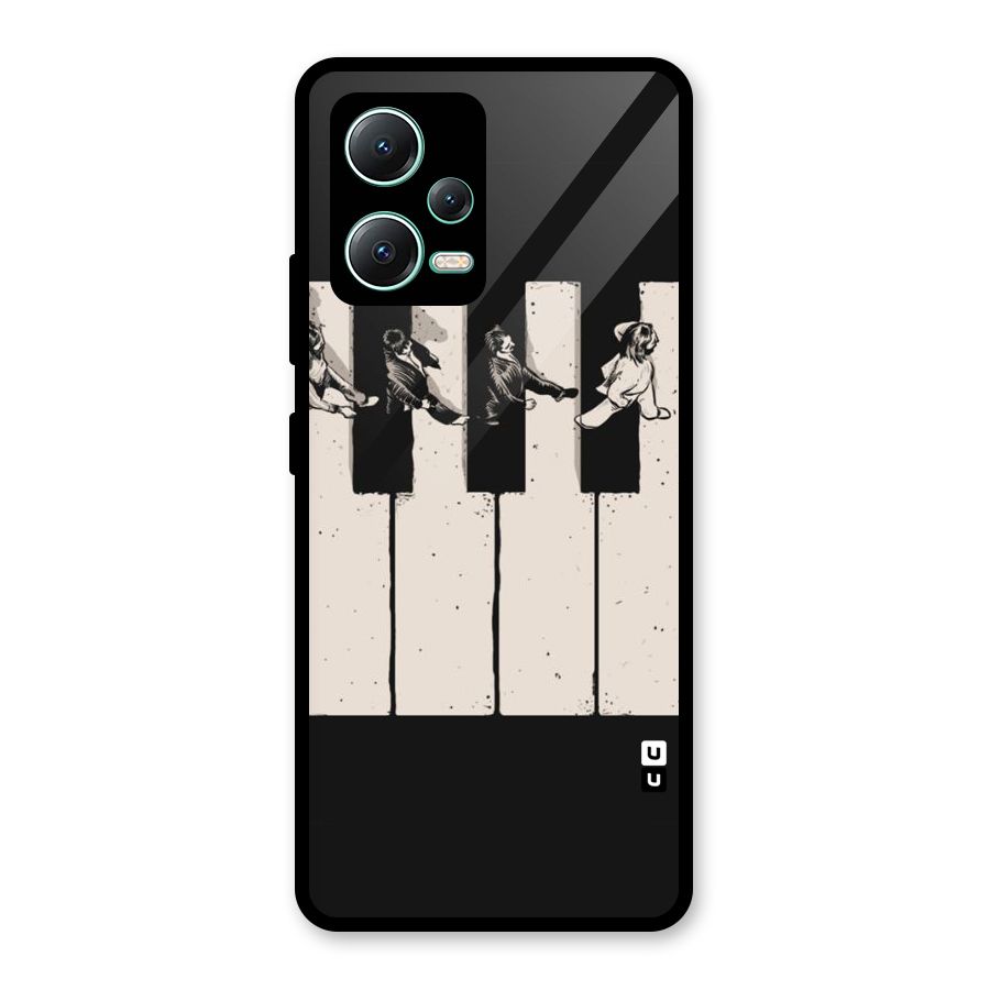 Talk A Walk Glass Back Case for Redmi Note 12 5G
