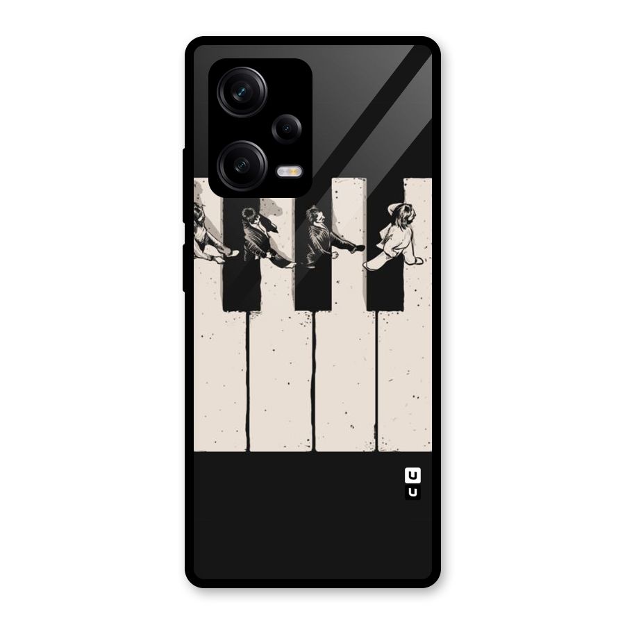 Talk A Walk Glass Back Case for Redmi Note 12 Pro