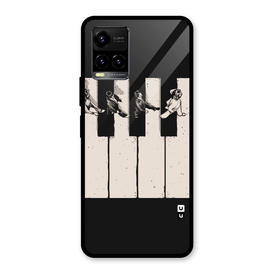 Talk A Walk Glass Back Case for Vivo Y21T